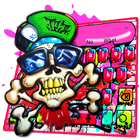 Skate Graffiti Keyboard Theme أيقونة