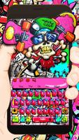 Skate Graffiti Keyboard Theme 포스터