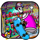 Skateboard Graffiti icon