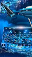 Spaceship Galaxy Keyboard Theme bài đăng
