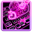 Sparkling Neon Pink Keyboard