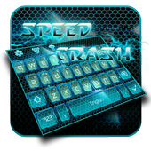 Speed crash honeycomb keyboard icon