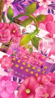 Pink Spring Flower Keyboard Ekran Görüntüsü 2