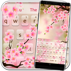 Lente bloemen toetsenbord-icoon