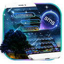 SMS Yıldızlı Ay Gece Klavyesi APK