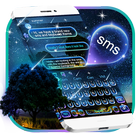 SMS Yıldızlı Ay Gece Klavyesi simgesi