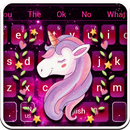 Starry Unicorn Keyboard Theme APK