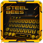 Steel bee keyboard icon