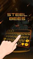 Steel bee keyboard-poster