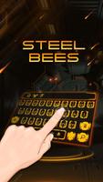 Steel bee keyboard poster
