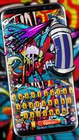 3D Street Art Graffiti Keyboard Theme capture d'écran 1