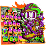 Skate Graffiti Keyboard Theme biểu tượng