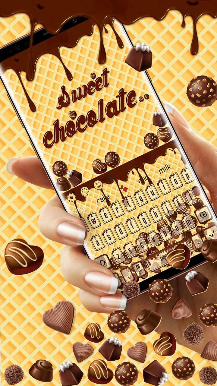 Sweet Chocolate Gravity Keyboard Theme for Android - APK Download