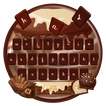 Tema de teclado de chocolate