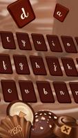 Тема шоколадной клавиатуры постер
