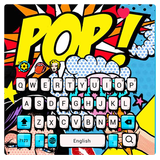 Pop style panda keyboard biểu tượng