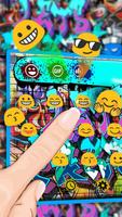 Party Graffiti Street Art Keyboard Theme ภาพหน้าจอ 2