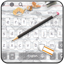 Doodle Pencil Keyboard Theme-APK