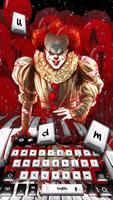 Clown Piano Keyboard poster