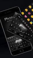 Tastatur für Phone 7 Schwarz Plakat