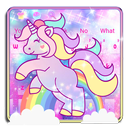 Pink Cute Unicorn Keyboard APK