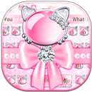 Pink Diamond Cat Keyboard APK