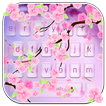 Pink Cherry Blossoms Keyboard