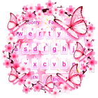 Pink Cherry sms keyboard Theme アイコン