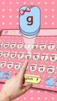 Pink Cute Bow Keyboard ảnh chụp màn hình 1