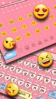 Pink Cute Bow Keyboard ảnh chụp màn hình 2