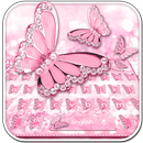 Pink Diamond Butterfly Keyboard-APK