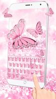 Pink Diamond Butterfly Keyboard captura de pantalla 2