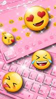 Pink Diamond Heart Keyboard ảnh chụp màn hình 2