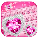 Розовая алмазная клавиатура APK