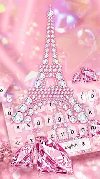 Screenshot 2 for Pink Diamond Keyboard