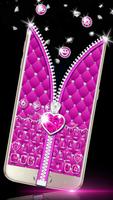 Pink Diamond zipper  keyboard 스크린샷 1