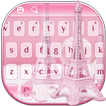 Pink Eiffel Tower Keyboard