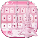 Pink Eiffel Tower Keyboard APK