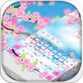 Pink Flower Keyboard Theme