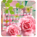 Pink Flower Bloom Keyboard APK