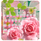 Pink Flower Bloom Keyboard 아이콘