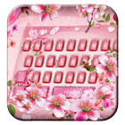 pink flower keyboard bee sakura rose ikona