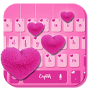 Fluffy rosa amor teclado APK