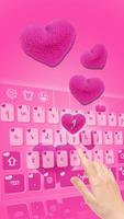 Fluffy love pink keyboard capture d'écran 1