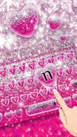 Pink Glitter Love Heart capture d'écran 1