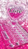 Pink Glitter Love Heart capture d'écran 2