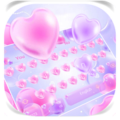 Pink Heart Balloon ikona