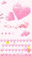 Pink Love Keyboard Theme poster