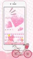 Pink Love Keyboard Theme capture d'écran 2