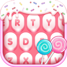 Pink ice cream keyboard simgesi